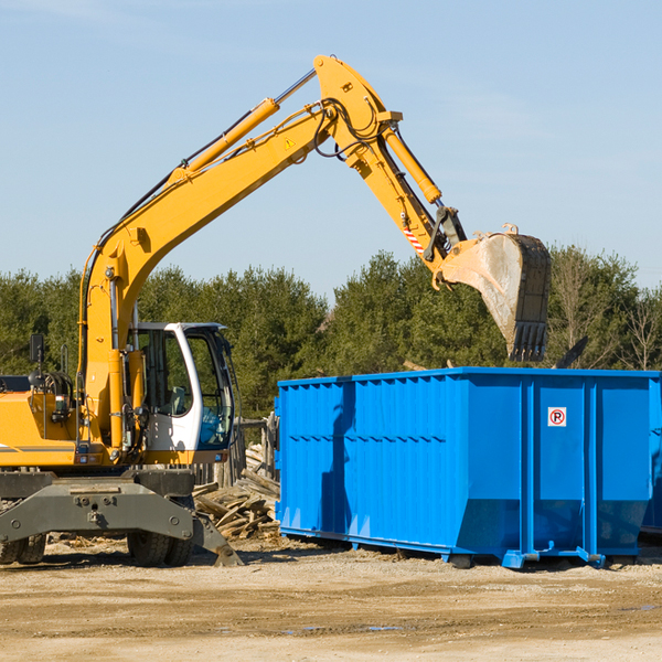 what size residential dumpster rentals are available in Playa Del Rey California